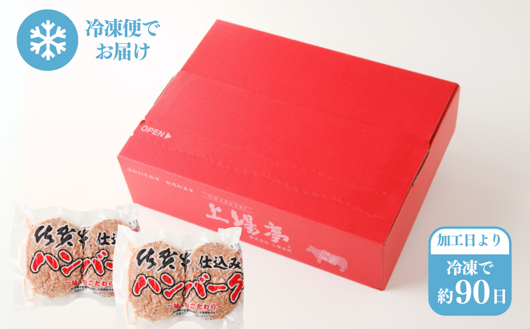 佐賀牛仕込みハンバーグ 4個：A090-029