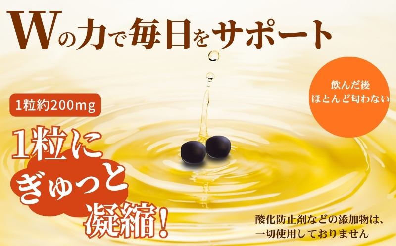 【ポスト投函】ひげにんにくの伝統製法 選べる2種セット（熟成発酵黒ひげにんにく・発芽ひげにんにく）：B115-037 2袋セット