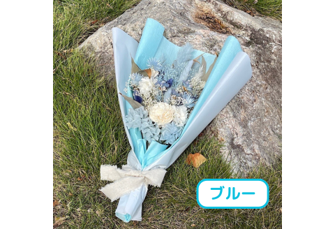 選べるお色ドライフラワーカラーブーケ Mサイズ：B395-014