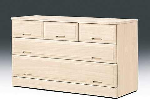 桐たんす 総桐クローゼット収納100幅3段 KC-100：C145-004