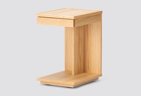 ジラーレ35サイドテーブル Oak【諸富家具】：C137-004