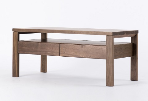 ヴィータ90コーヒーテーブル D50 WN【諸富家具】：C327-005