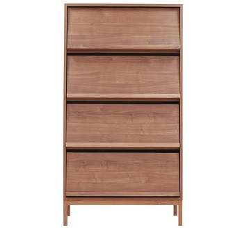 ベール90ブックシェルフ WN【諸富家具】：C503-001