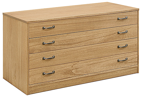 桐たんす トランク4段：C146-006