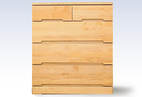 80LCNA 無垢材を使用したチェスト【諸富家具】：C130-003