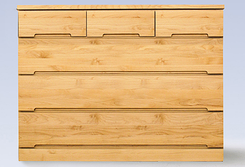 120LCNA 無垢材を使用したチェスト【諸富家具】：C173-009