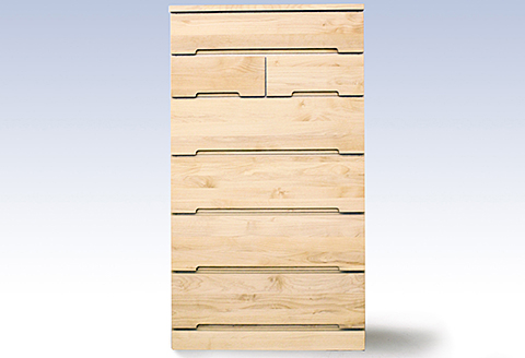 60HCWH 無垢材を使用したチェスト【諸富家具】：C140-010