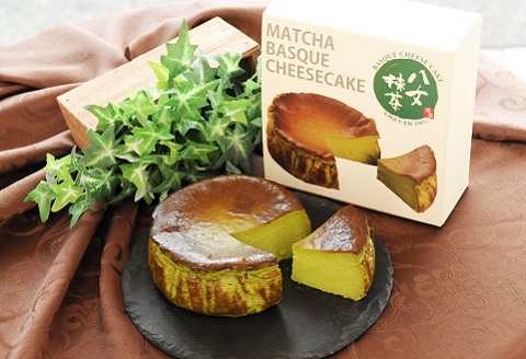 八女抹茶 バスクチーズケーキ：A080-004