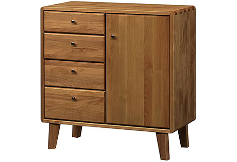 kumukumu80リビングボード　WN色【諸富家具】：C317-002