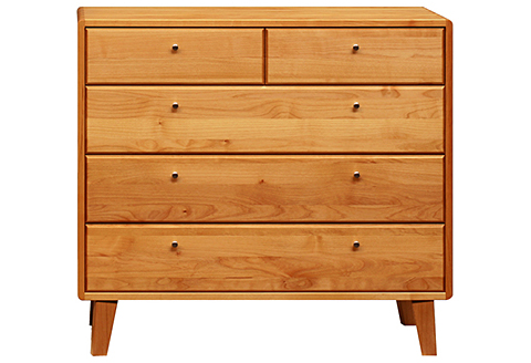 kumukumu100-4段チェスト　クリア色【諸富家具】：C389-001