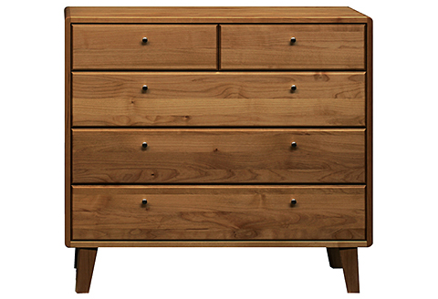 kumukumu100-4段チェスト　WN色【諸富家具】：C389-002