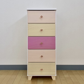 40チェスト5段 スプラウト【諸富家具】：B680-001