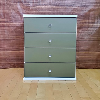 60チェストキャンディ4段（全6色）【諸富家具】：B740-006