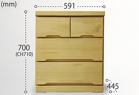 60-3LC収納家具（NA）【諸富家具】：B790-002