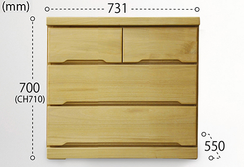 75-3LCD奥深 押入れ収納（NA）【諸富家具】：C113-011