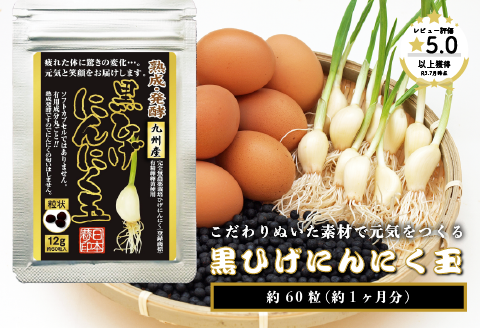 新時代の手作り熟成・発酵黒ひげにんにく玉：B100-030