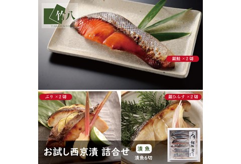 お試し西京漬 詰合せ（6切）（化粧箱入）：B140-077