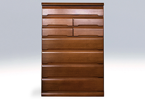 100HC無垢材使用チェスト蓮（BR）【諸富家具】：C193-002