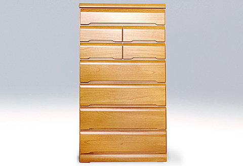 80HC無垢材使用チェスト蓮（NA）【諸富家具】：C176-005