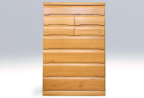 100HC無垢材使用チェスト蓮（NA）【諸富家具】：C193-004