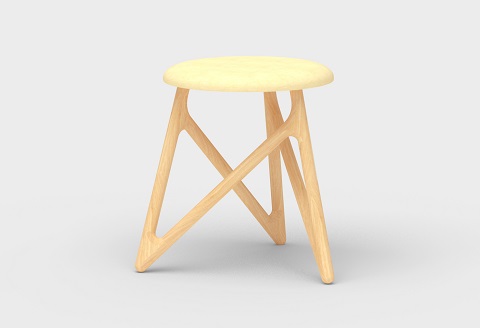 アール 40スツール Oak【諸富家具】：C167-009