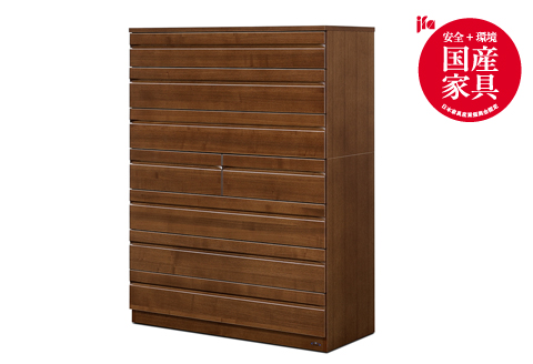 ノーツ 100-7段チェスト ビンテージブラウン色【諸富家具】：C368-003