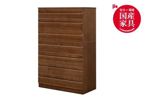 ノーツ 85-7段チェスト ビンテージブラウン色【諸富家具】：C337-002