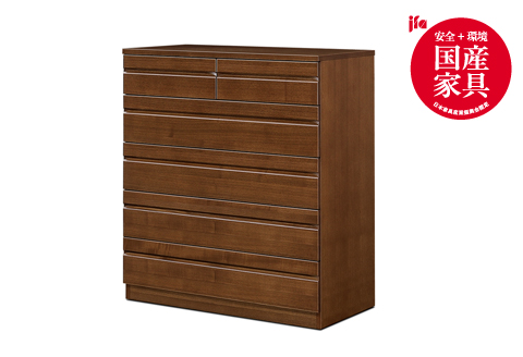 ノーツ 85-5段チェスト ビンテージブラウン色【諸富家具】：C278-002