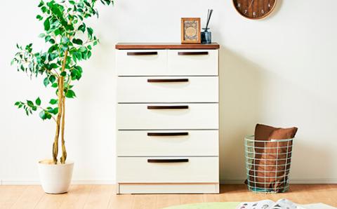 アベニール 70-5段 チェスト【諸富家具】：C143-016
