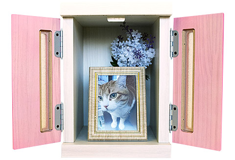 メモリアルボックス虹S（2枚戸）【諸富家具】：B455-003