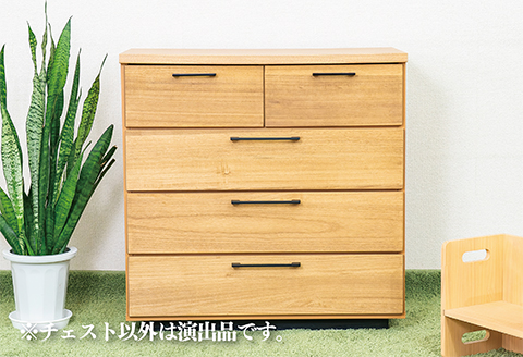 80チェスト4段 オルガ【諸富家具】：C106-019