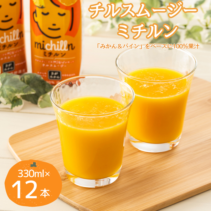 チルスムージー ミチルン 330ml×12本：B110-050