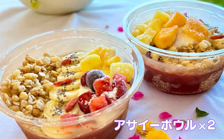 フルーツたっぷりアサイーボウル 300g×2個 大サイズ アサイー スイーツ 美容 健康 ヘルシー ：B170-027