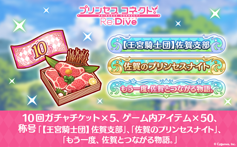 【ふるさと納税限定】Cygames プリコネR ゲーム内アイテムセット【cyg3】：B600-003