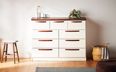 アベニール 110-4段 チェスト【諸富家具】：C153-011