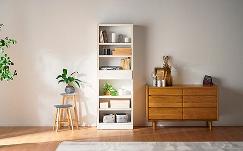 書棚 60cm幅 リーブル【諸富家具】：C145-009