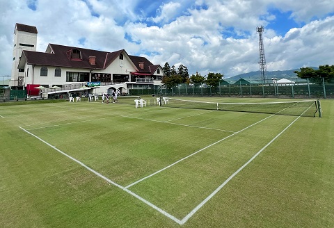 日本最高のグラスコート専有チケット（5面）：D110-001