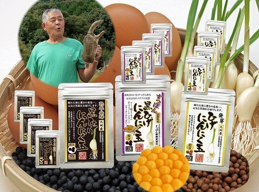 ひげにんにくで作った、にんにく卵黄15袋セット：B815-001