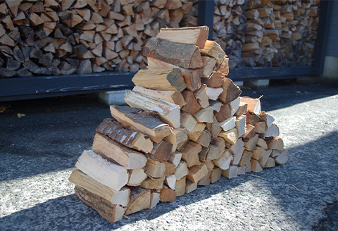 火ととき工舎のプレミアム薪・小割中割ミックス40cm×23kg キャンプ BBQ アウトドア