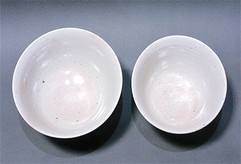 唐津焼 絵唐津夫婦飯碗(からすうり) お祝い 結婚 ペア 茶碗 ギフト