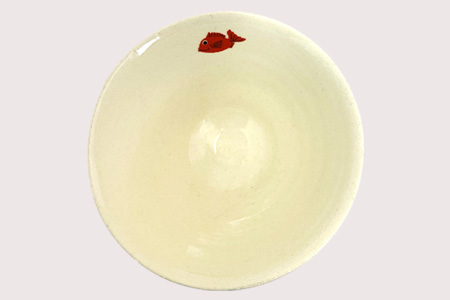 目出鯛器 ごはん茶碗 唐津の焼物 茶碗×1 お食い初め 百日祝い 出産祝い 誕生日 入学祝い お祝い事 プレゼント等