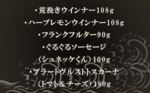 5種類のウインナーセット 加工品 ギフト