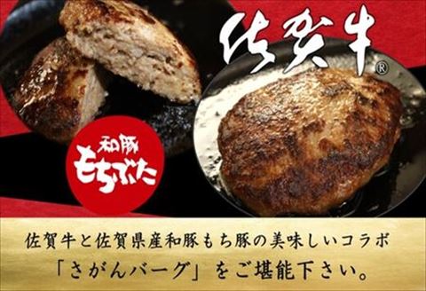 佐賀牛と佐賀県産和豚もち豚の無添加ハンバーグ「さがんバーグ」140g×6個入り