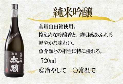 唐津地酒太閤 香味のバランスに特別に優れた中汲み大吟醸酒と深みのある味わいの純米吟醸酒 720ml各1本(計2本) 日本酒贅沢セットB-2