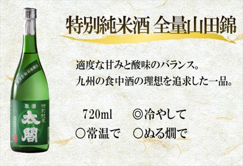 唐津地酒太閤 華やかな吟醸香の中汲み大吟醸酒 720ml 2本/芳醇辛口の特別純米酒 720ml1本(計3本) 日本酒数量限定セット C-3