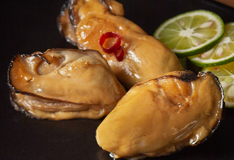 「国産」大粒牡蠣とほたてのスモークオイル漬け(各5個入/合計2パック)おかず おつまみ ギフト