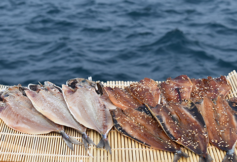 特選干物！3種セット (あじ桜干し・あじ塩開き・いわし桜干し/3枚入×3袋) 『サッちゃんの干物』開き アジ イワシ おつまみ おかず ギフト