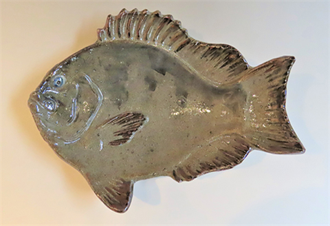 唐津焼 お魚 中皿シリーズ(メジナ) 料理 食器