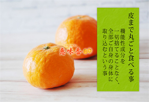 『先行予約』【令和8年2月上旬発送】果皮も丸ごとガブッ！味香みかん 3kg 新種のミカン フルーツ 果物 デザート 柑橘