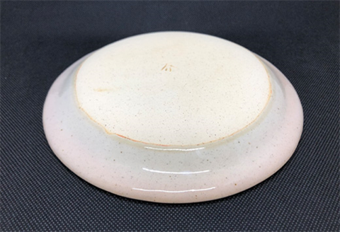 唐津焼 釉裏紅中皿 かわいい 丸皿 プレート 取り皿 デザート ギフト